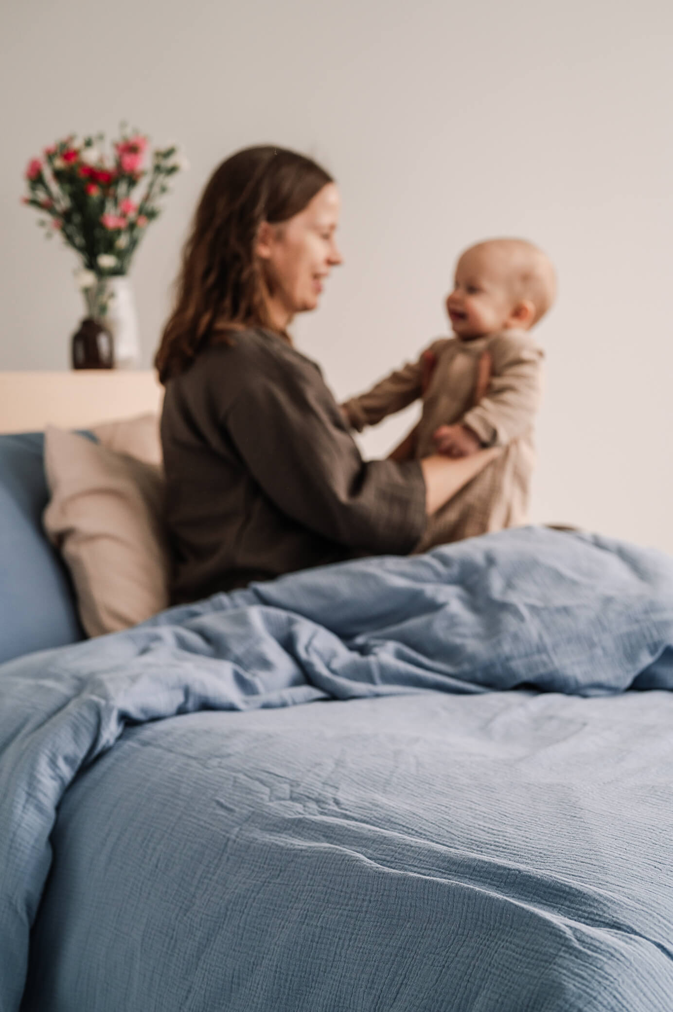 Aikuisten Pussilakanat, cloud blue