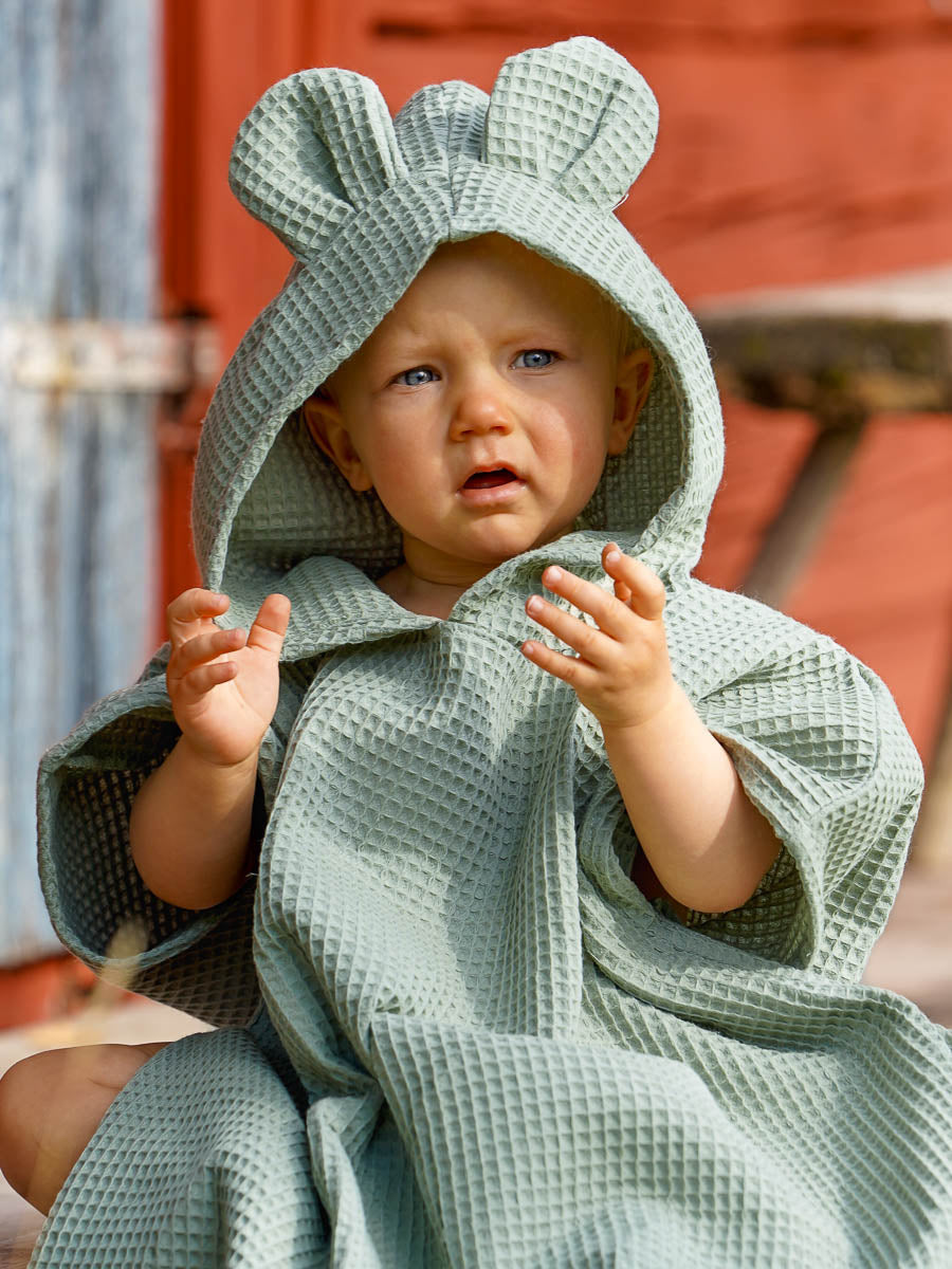 Badeponcho Teddybär, Light beige