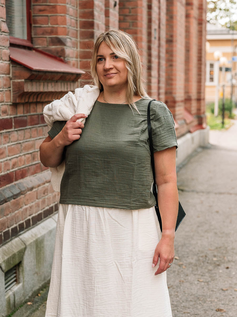 Sini t-shirt, Dark olive