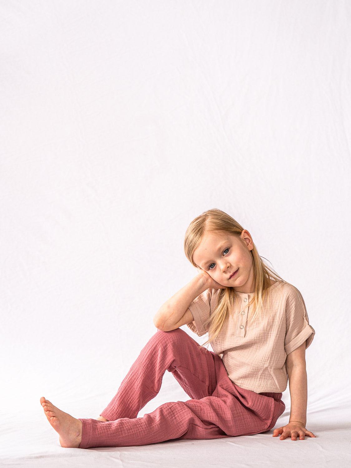 Muslinbyxor, Mauve