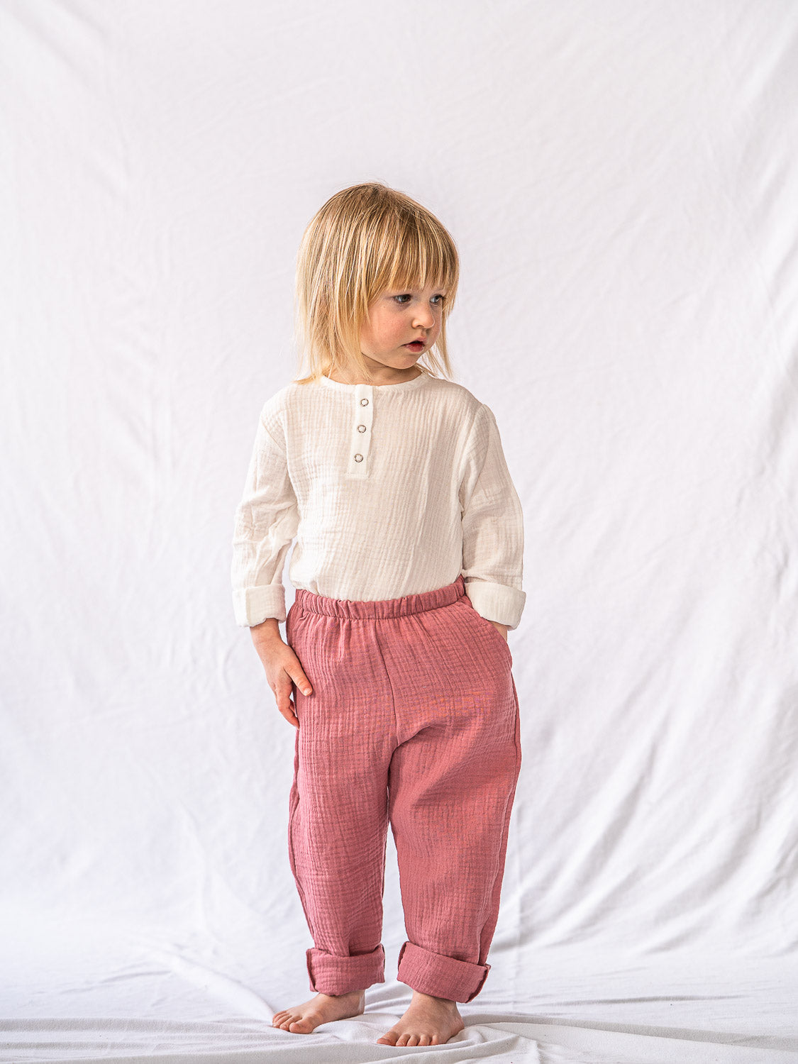 Muslinbyxor, Mauve