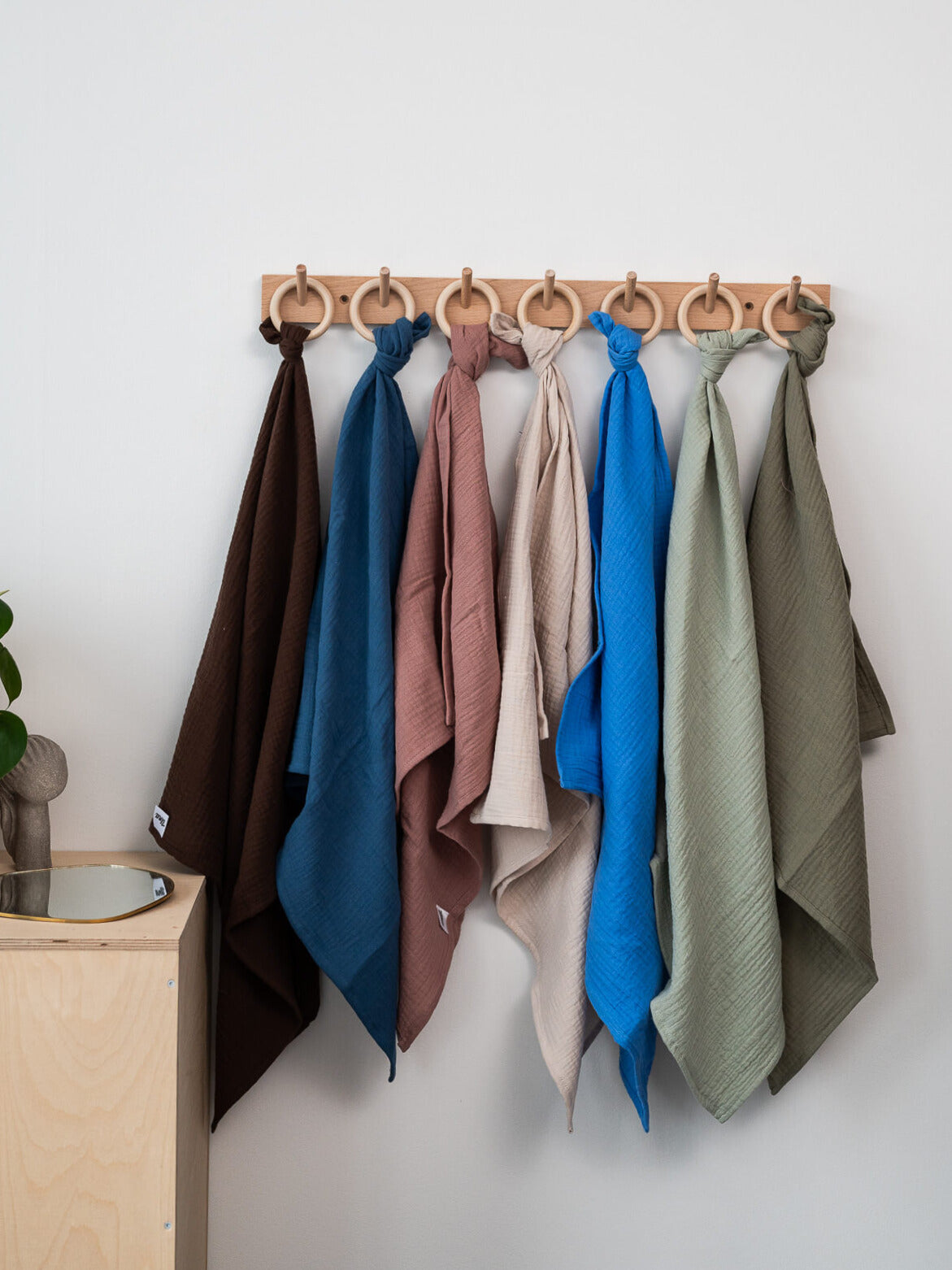 Käsipyyhe, useita sävyjä