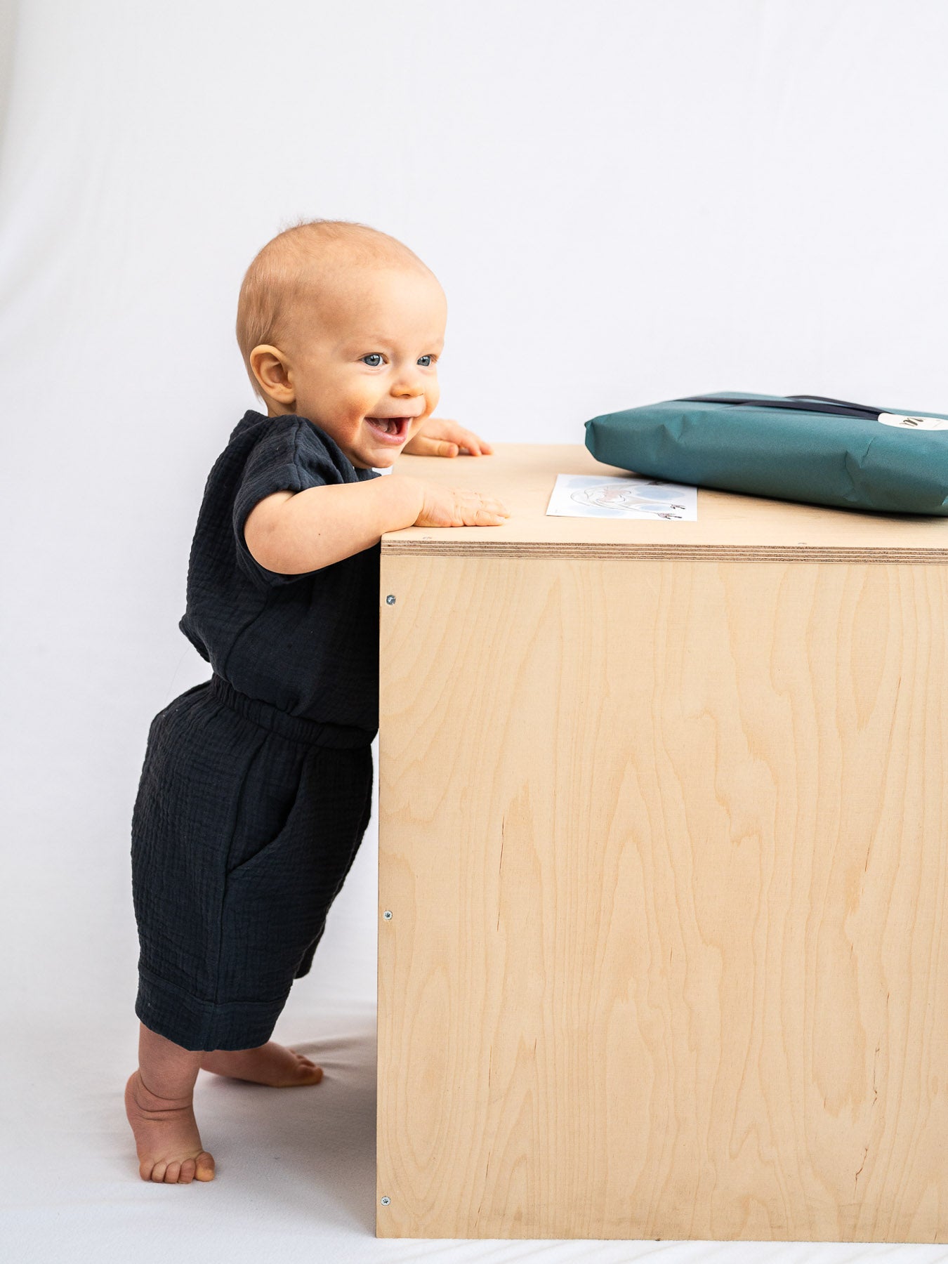 Muslin shorts, Dark grey