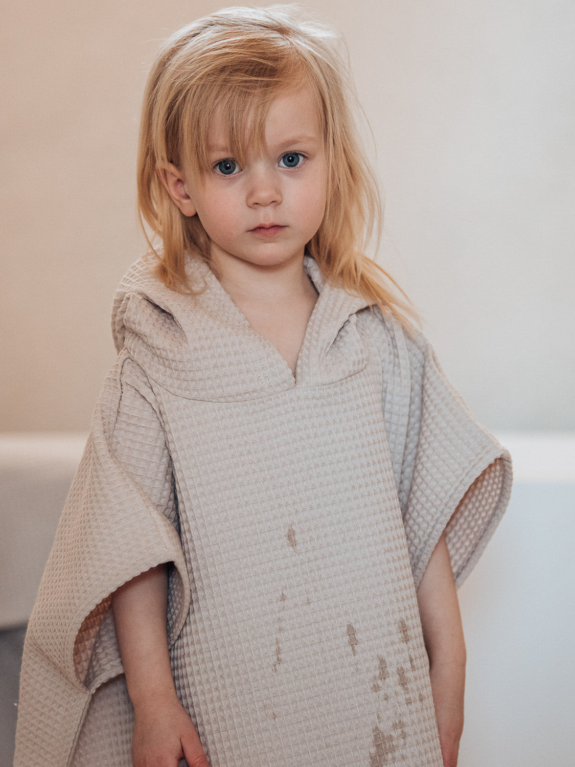 Badeponcho Rusetti, Light beige
