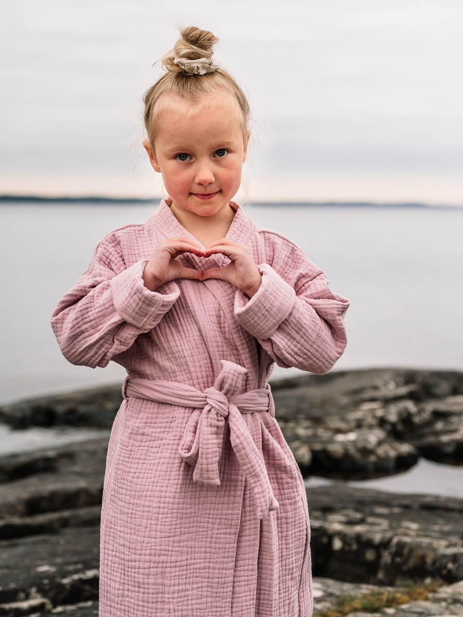 Lasten Harso-kylpytakki, Old rose