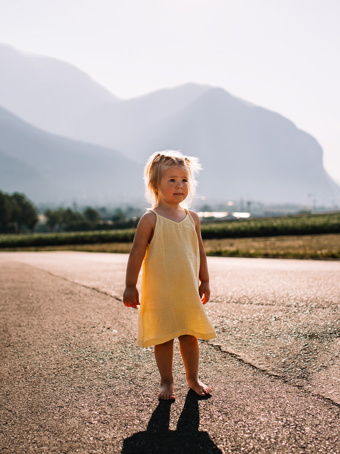Una Lehto Mini-Kleid, Yellow
