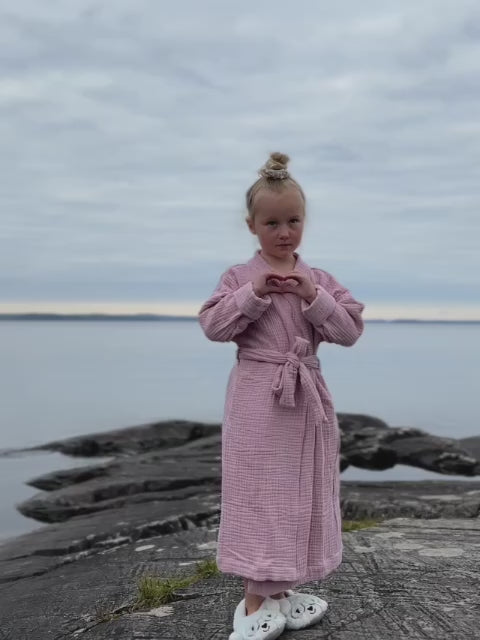 Lasten Harso-kylpytakki, Old rose