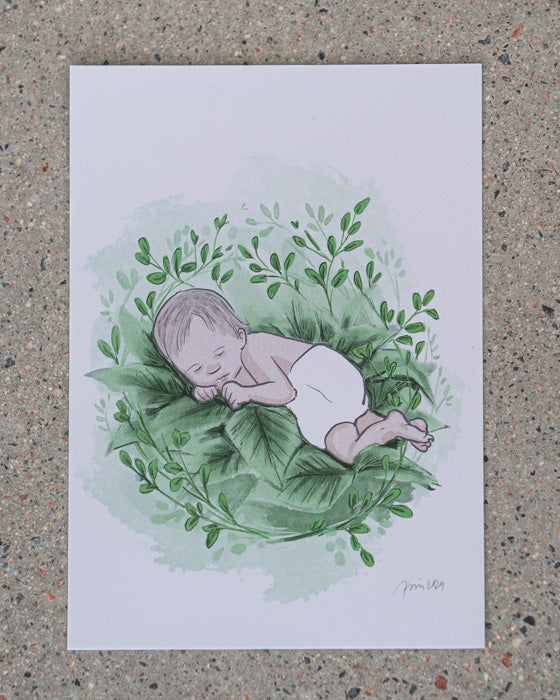 tuotekuva__vauva_pesassa_kortti