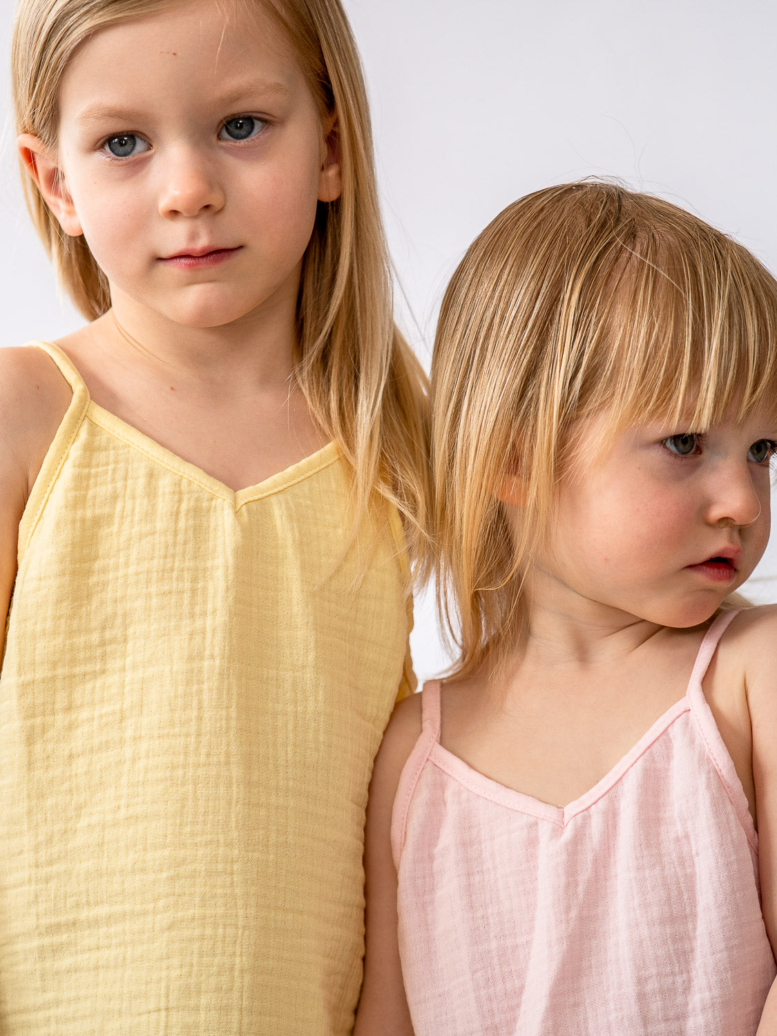 Lehto Mini klänning för barn, Yellow