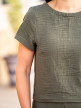 Sini t-paita, Dark olive
