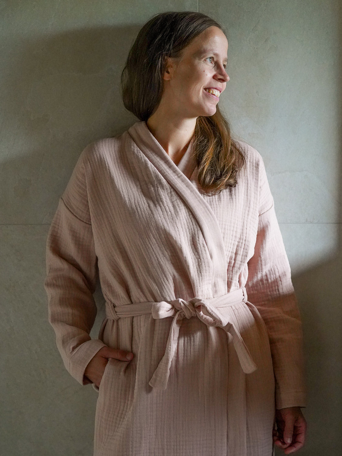 Naisten harso-kylpytakki, Rosa