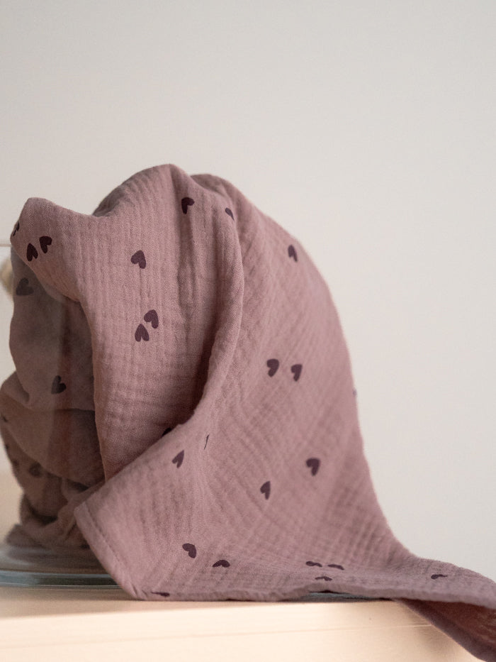 Old blush hearts