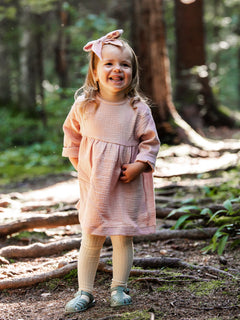 asukuva_harsomekko_pitkahihainenrusettipanta_sukkahousutsivupitsilla [86/92 - lapsi 3v / 88 cm]