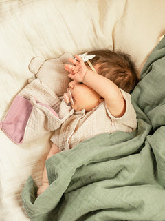 asukuva_vauvanpussilakanat_uni-nalle_harsohaala-ri__rusettipanta_2 [beige, olive]