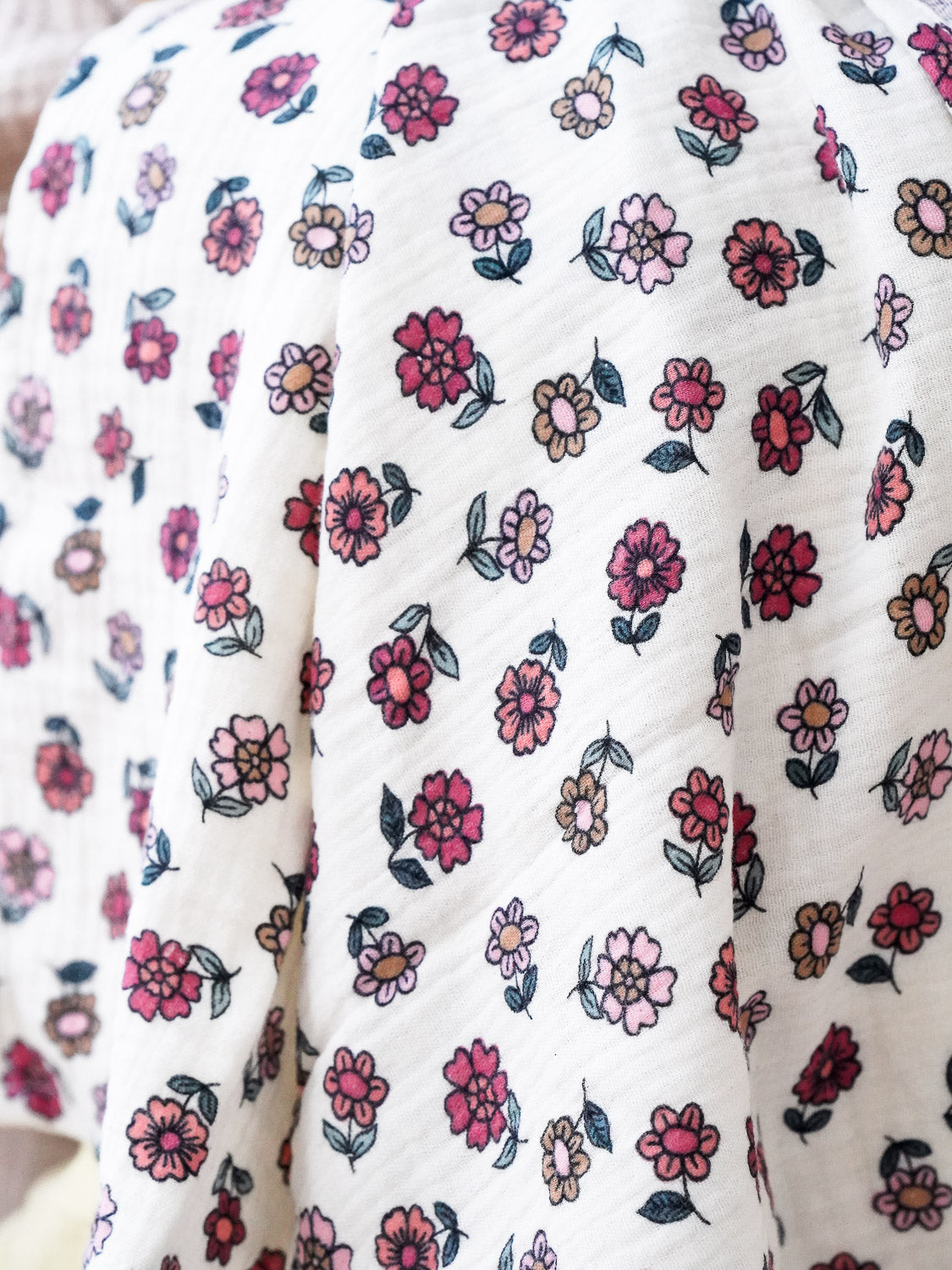 Muslinfilt, Flowers - flera mönster