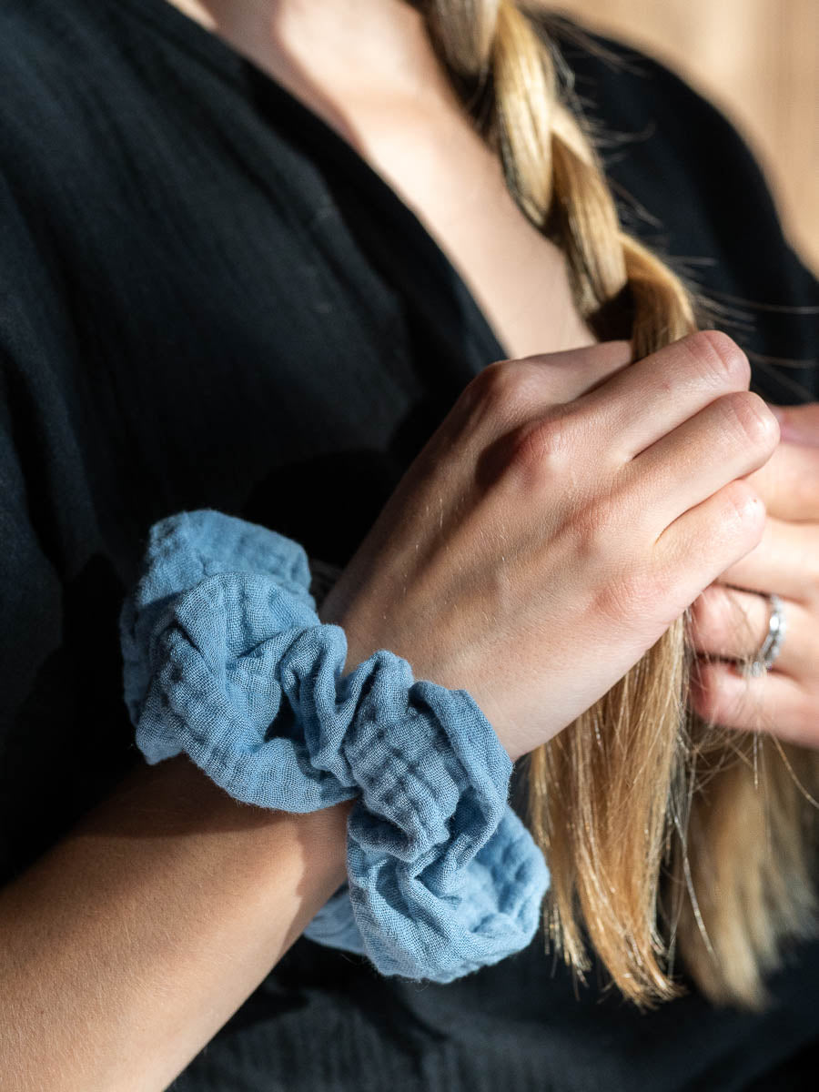 Große Donut-Scrunchie