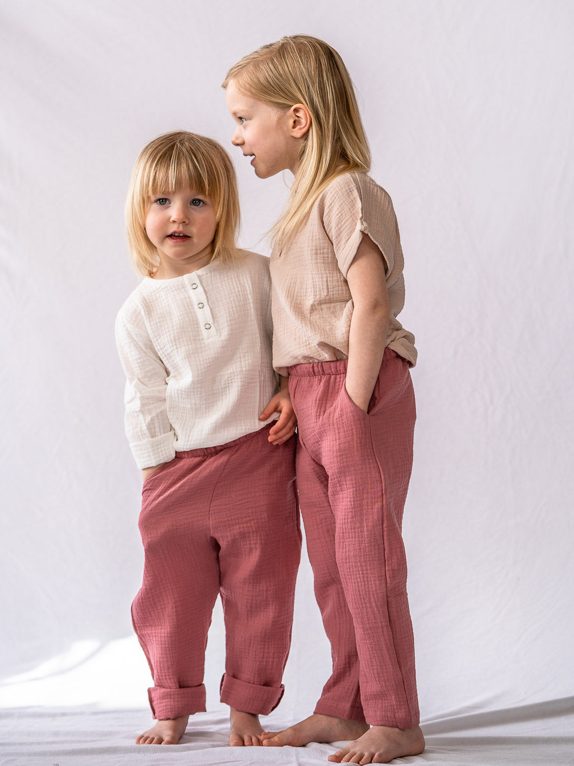 Muslinbyxor, Mauve