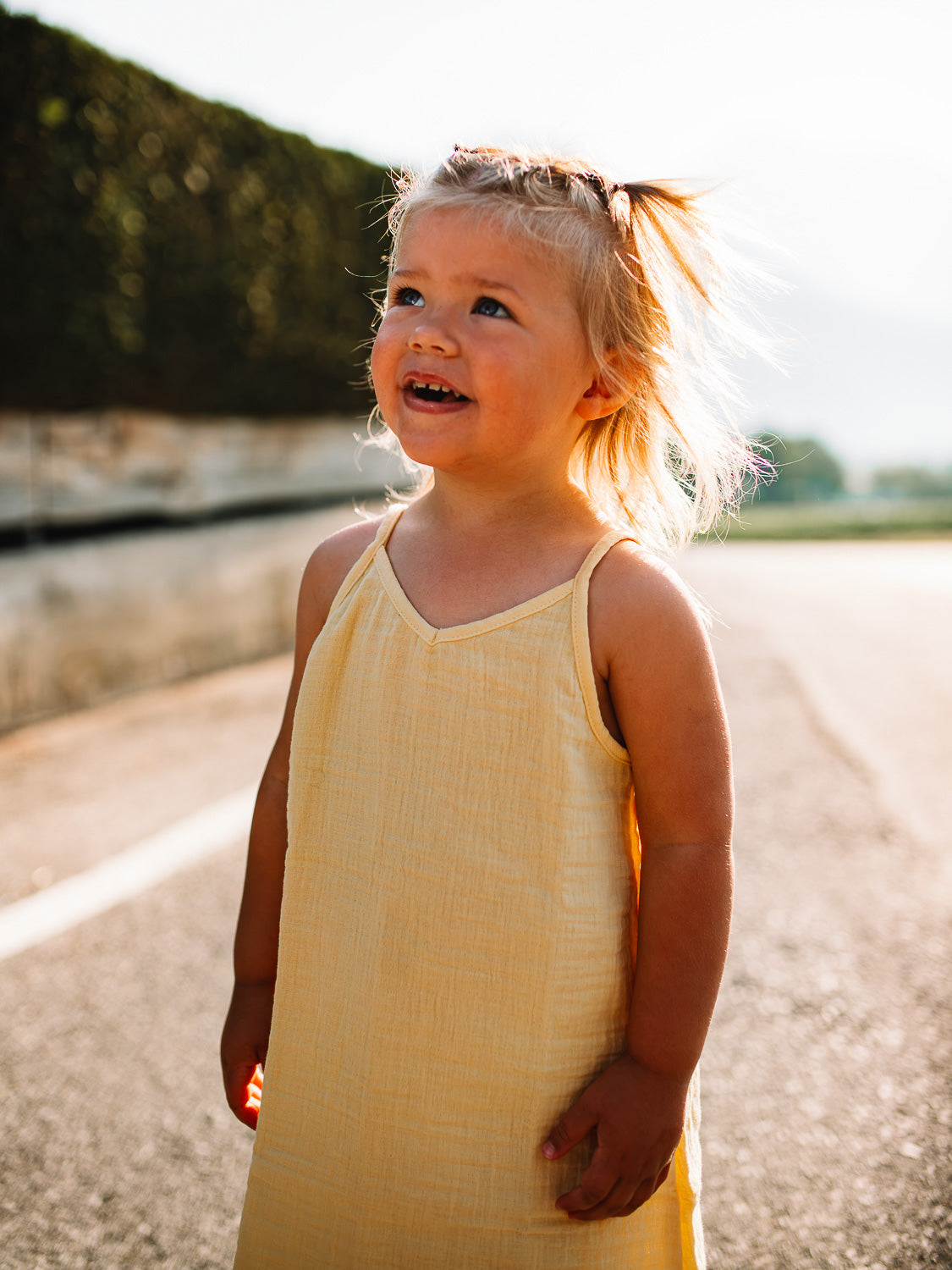 Una Lehto Mini-Kleid, Yellow