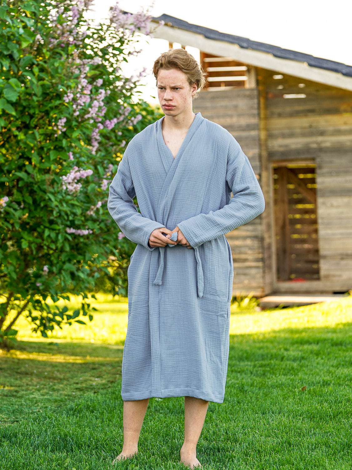 Badrock i muslin, Olive