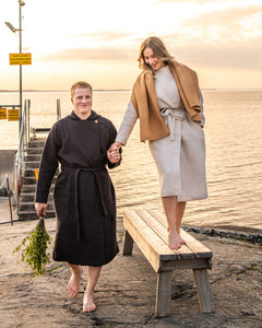 tuotekuva_miesten_naistenvohvelikylpytakki_darkgrey_lightbeige