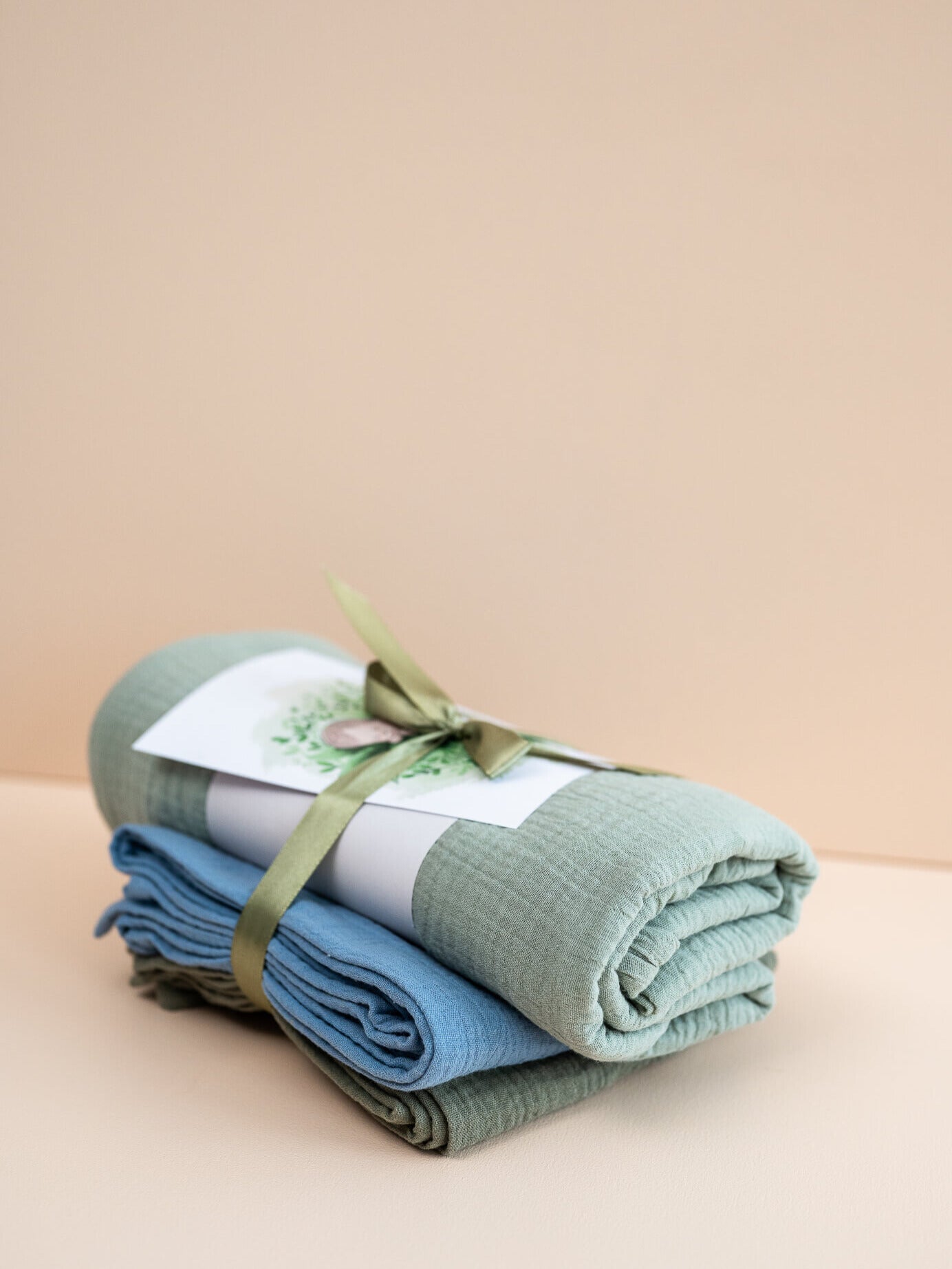 Babypresent 50€, Blue-green