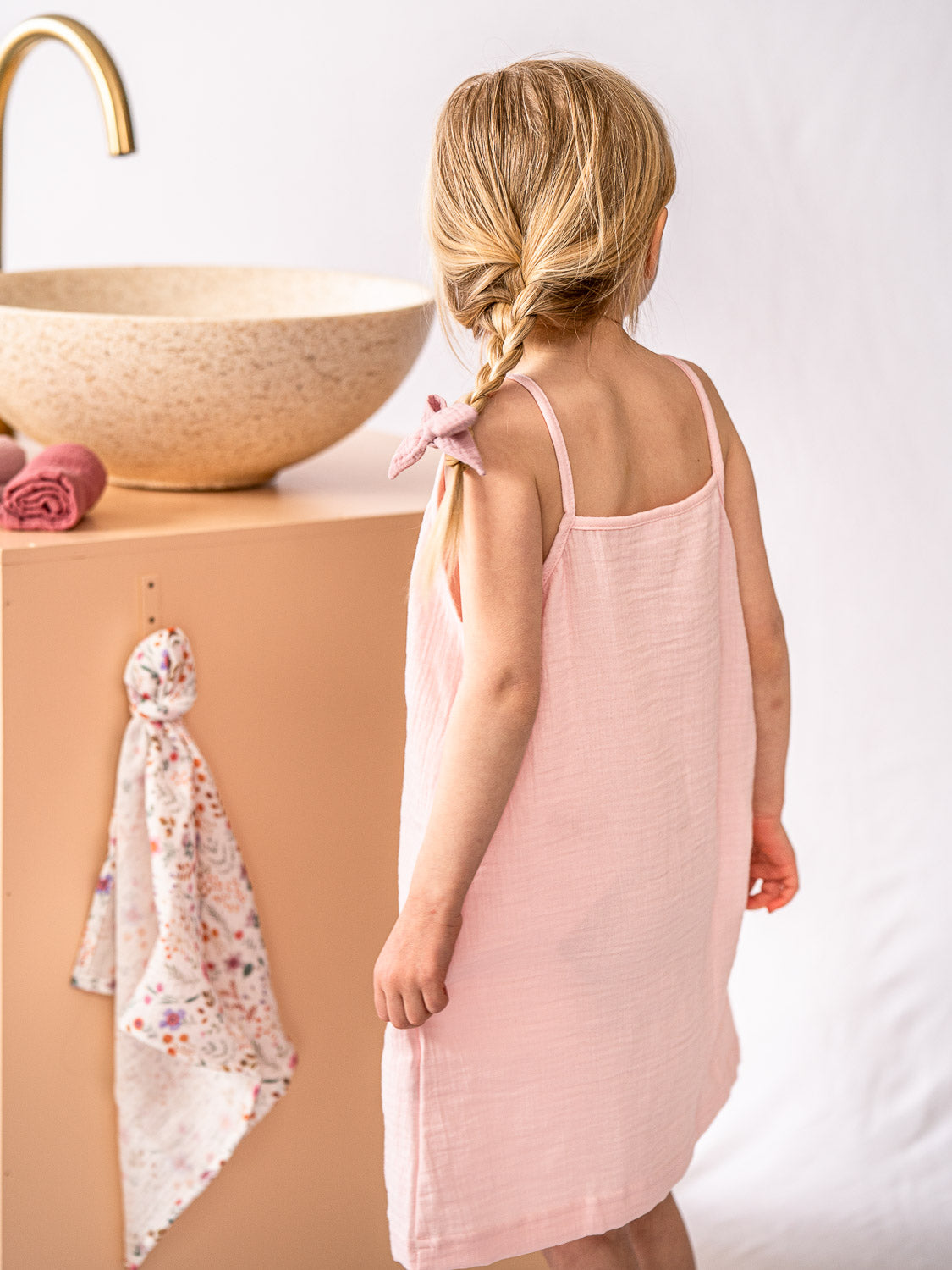 Una Lehto Mini-Kleid, Light rose